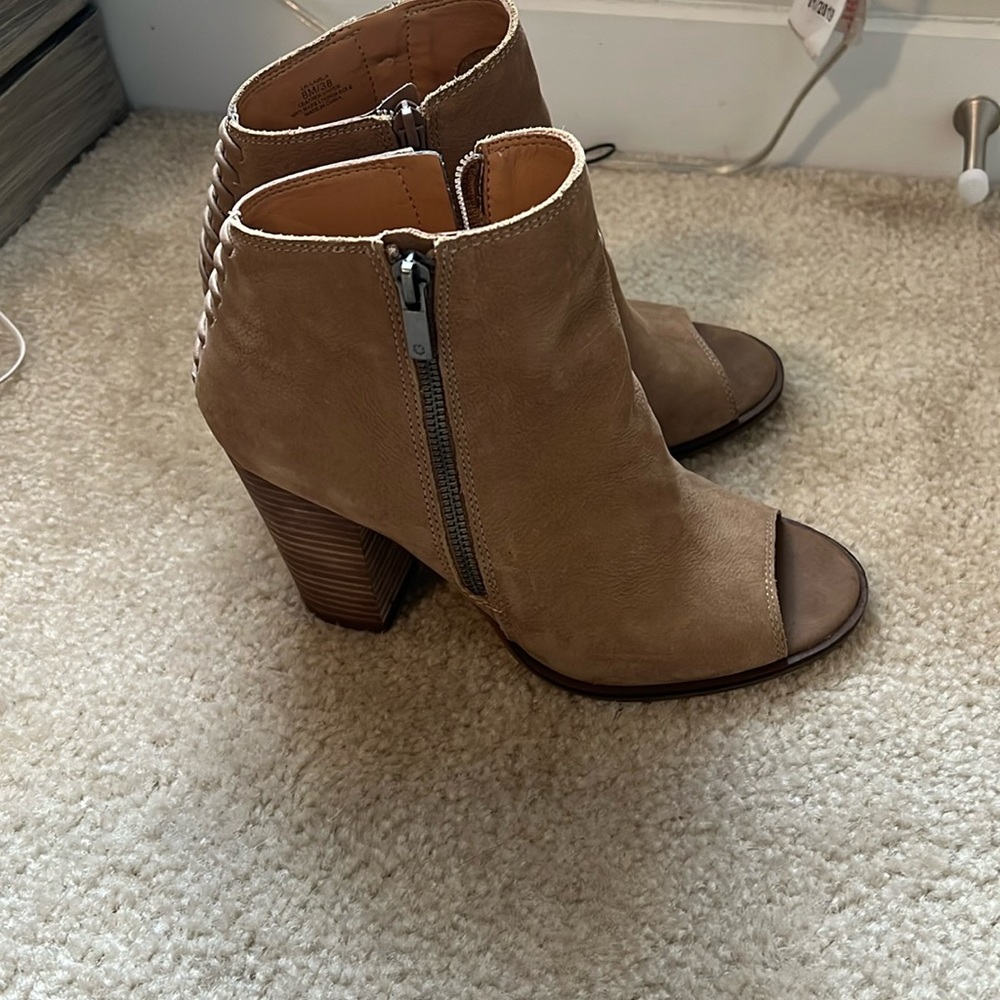 Lucky Brand open toe booties